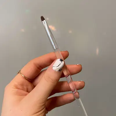 Water Marble nail with clean up brush.