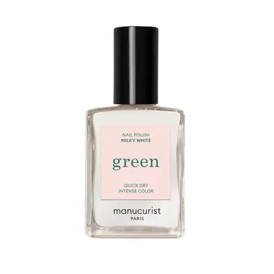 Milky white nail polish