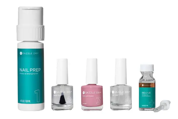 Before and after applying Madam Glam Soak-Off Gel Polish