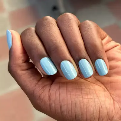 Blue Denim nails