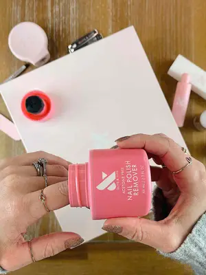 Dip into nail polish remover