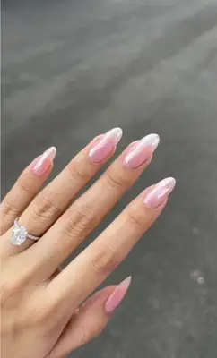 Strawberry Glazed Donut Nails
