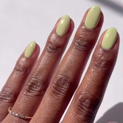 light olive nails