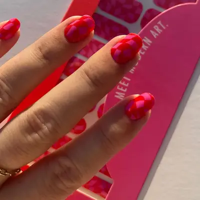 Checkerboard Nail Stickers