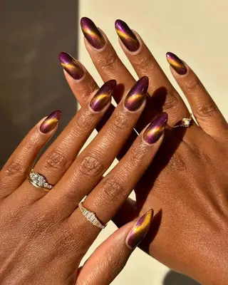 mahogany velvet nails 