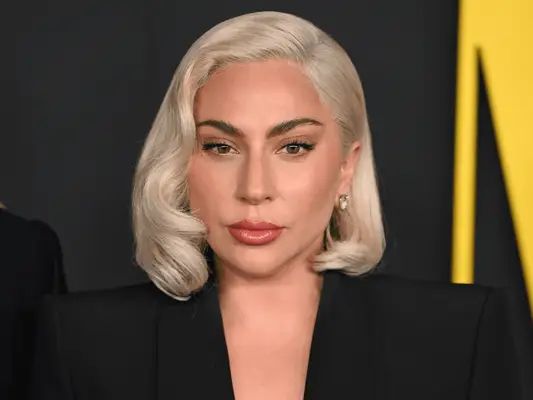 Lady Gaga with blonde hair