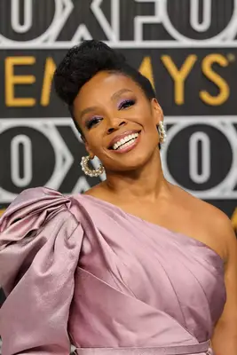 Amber Ruffin on the red carpet at the 75th Emmy Awards