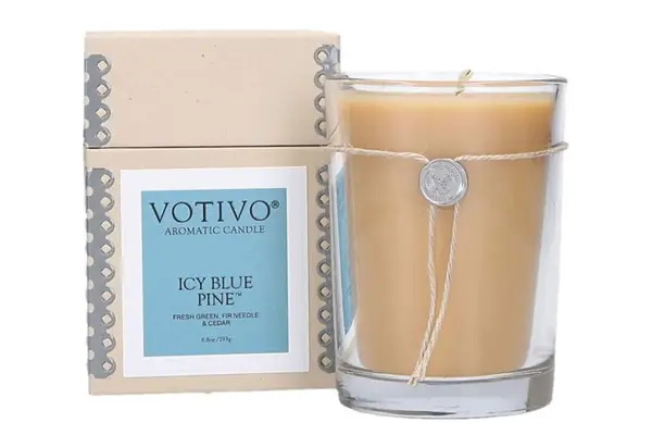 VOTIVO 6.8oz Aromatic Candle-Icy Blue Pine