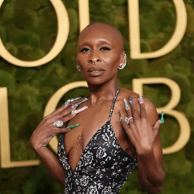 Cynthia Erivo at the golden globes