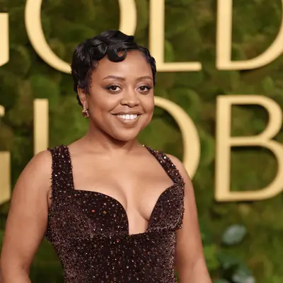 Quinta Brunson at the golden globes