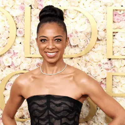Nischelle Turner at the golden globes