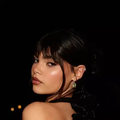 Ariana Greenblatt getting ready for the 2024 Oscars