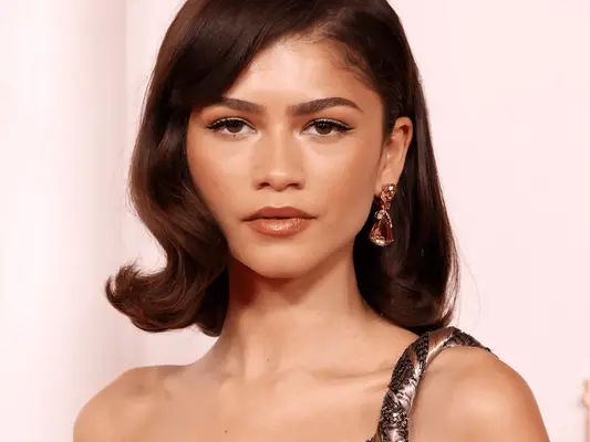 Zendayas Cher-cosplay inkluderte midje-lengde mørkebrunt hår