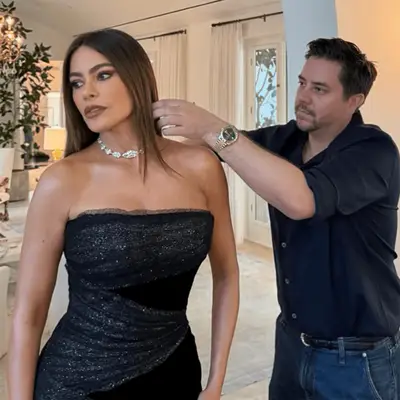 Sofia Vergara at the 2025 Golden Globes