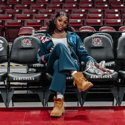 University of South Carolina basketball player Raven Johnson