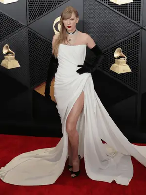 Taylor Swift at the 2024 Grammys