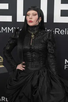Lady Gaga on the 2025 Grammys Red Carpet