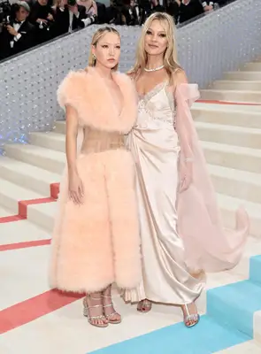 Kate Moss and Lila Moss at the 2023 Met Gala