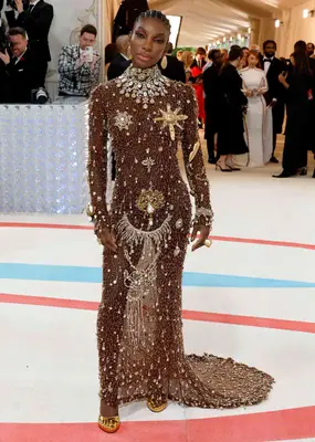 Michaela Coel at the 2023 Met Gala
