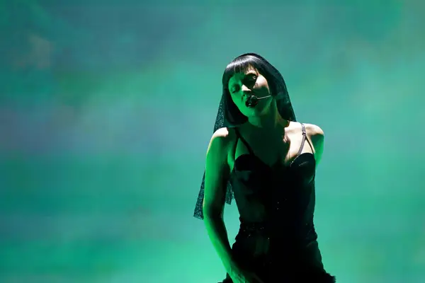 Lady Gaga performs at Coachella 2025.