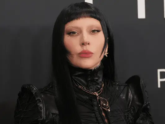 Lady Gaga on the Grammys red carpet