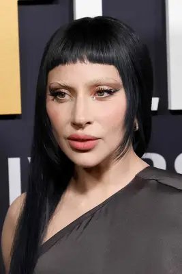 Lady Gaga wearing burred lipstick