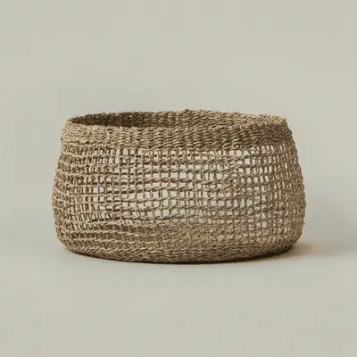 Large Siwa Round Seagrass Basket