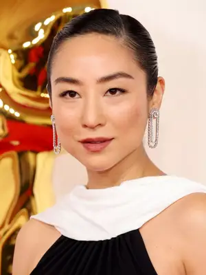 Greta Lee at the 2024 Oscars