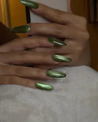 A close-up photo of Cardi B