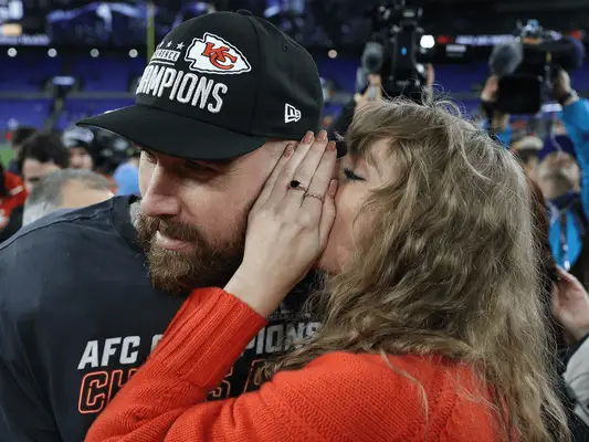 Taylor Swift and Travis Kelce