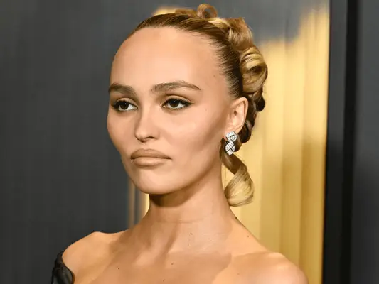 Lily Rose Depp at the Governors Awards. 