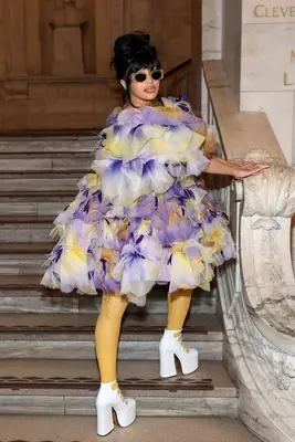 Cardi B at the Marc Jacobs fashion show. 