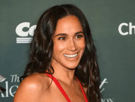 Meghan Markle attending a gala in Los Angeles.