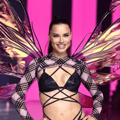 Adriana Lima walking the Victoria