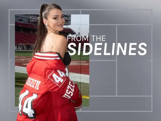 Kristin Juszczyk reimagining Game Day Fashion, ett blikk på en tid