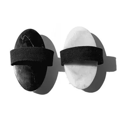 gilded marble body brush