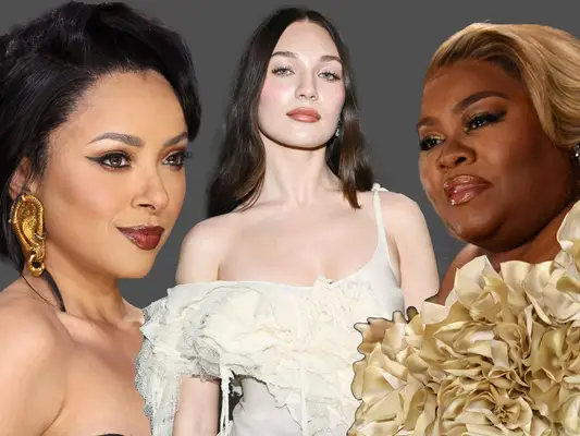 celebs on sag awards red carpet