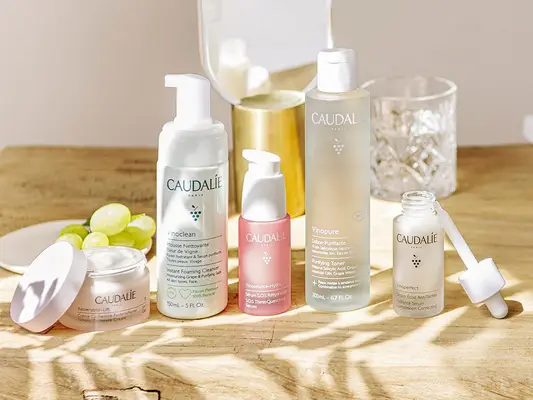 Caudalie skincare products