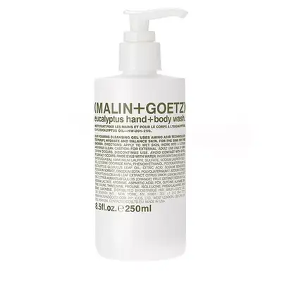 Malin+Goetz eucalyptus hand+body wash.