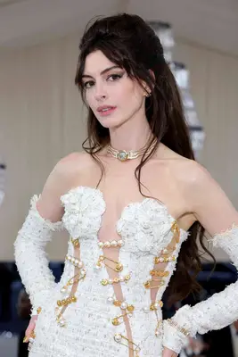 Anne Hathaway on the Met Gala 2023 red carpet