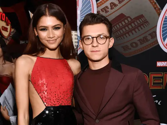 Zendaya and Tom Holland