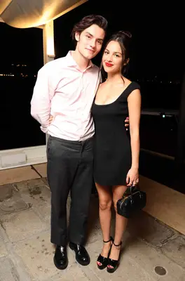 Olivia Rodrigo and Louis Partridge in Venice Italy. 