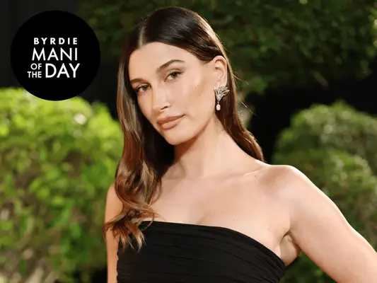 Hailey Bieber at the 2025 Vanity Fair Oscars party