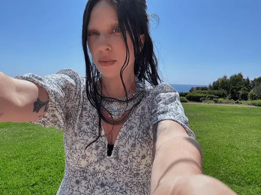 Lady Gaga in a feild