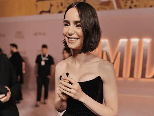 Lily Collins at the 