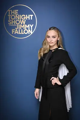 Lily-Rose Depp backstage at 