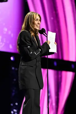 Miley Cyrus at the Disney D23 event. 