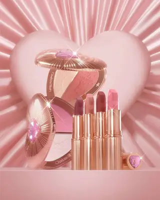 Charlotte TIlbury lipstick and palettes