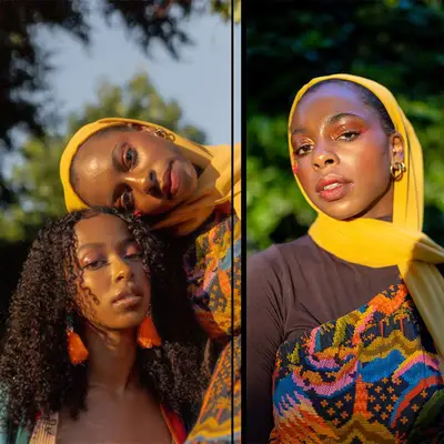 Two photographs by Candace Dane Chambers