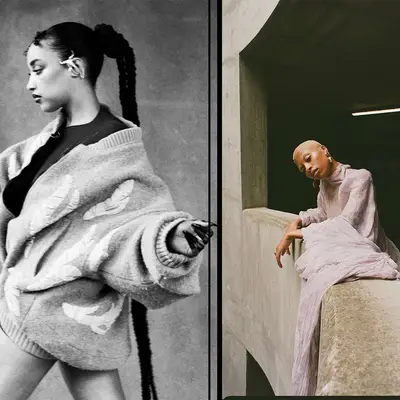 Two photographs by Jameela Elfaki